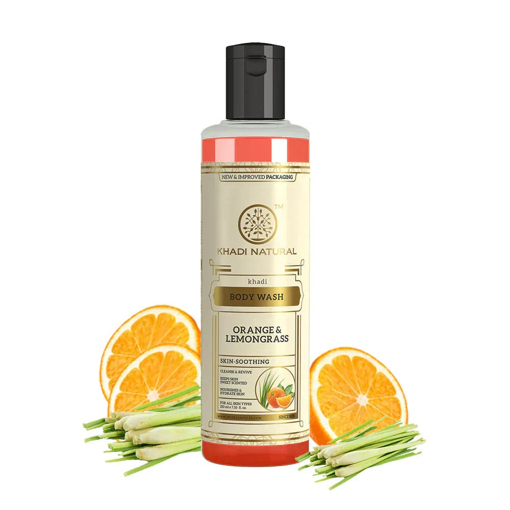 KHADI NATURAL ORANGE & LEMONGRASS BODY WASH thumbnail 1