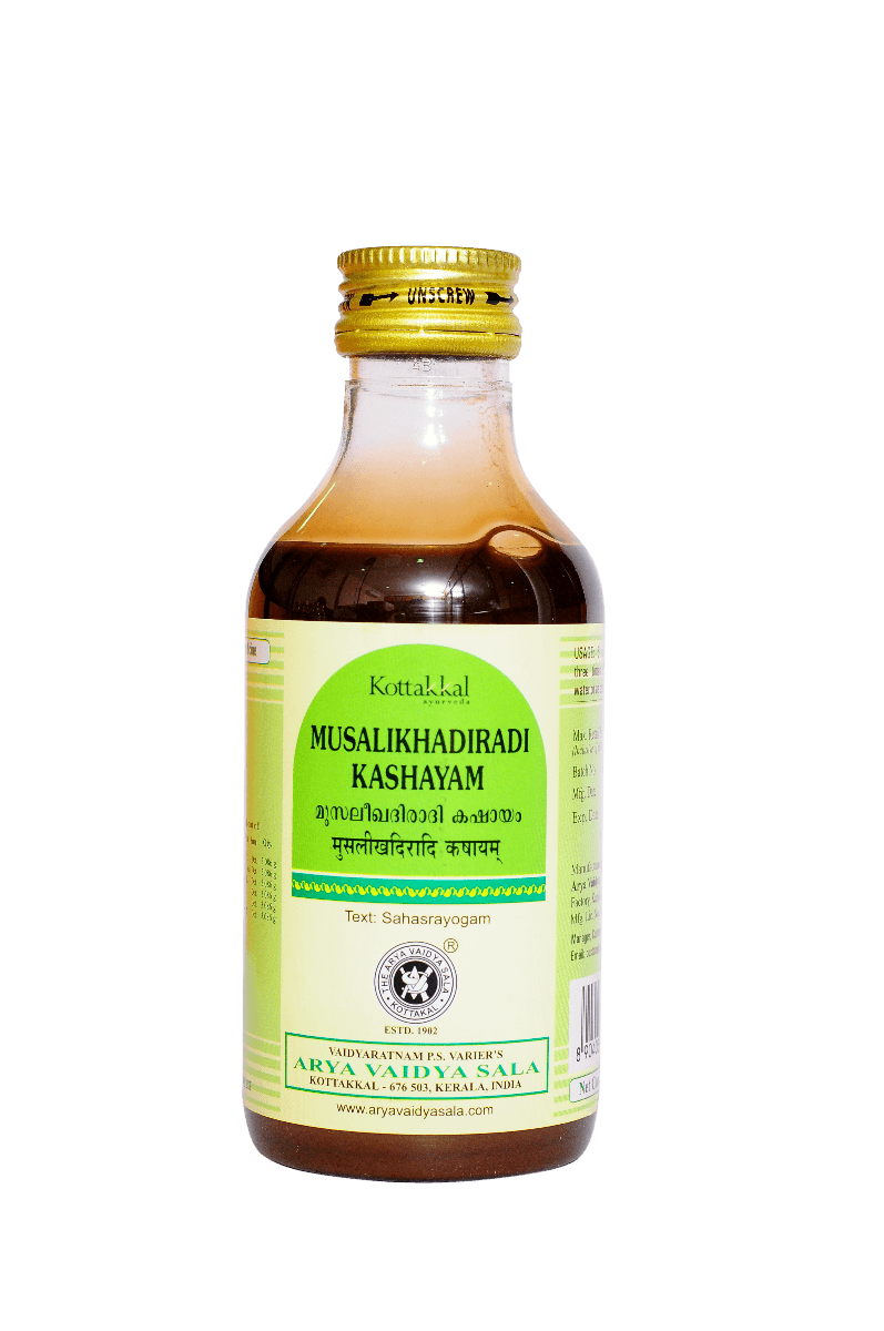 MUSALIKHADIRADI KASHAYAM - 200 ML (KOTTAKKAL)